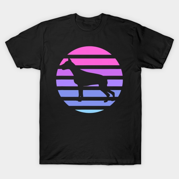 Retro Doberman Springbreak T-Shirt by IainDodes